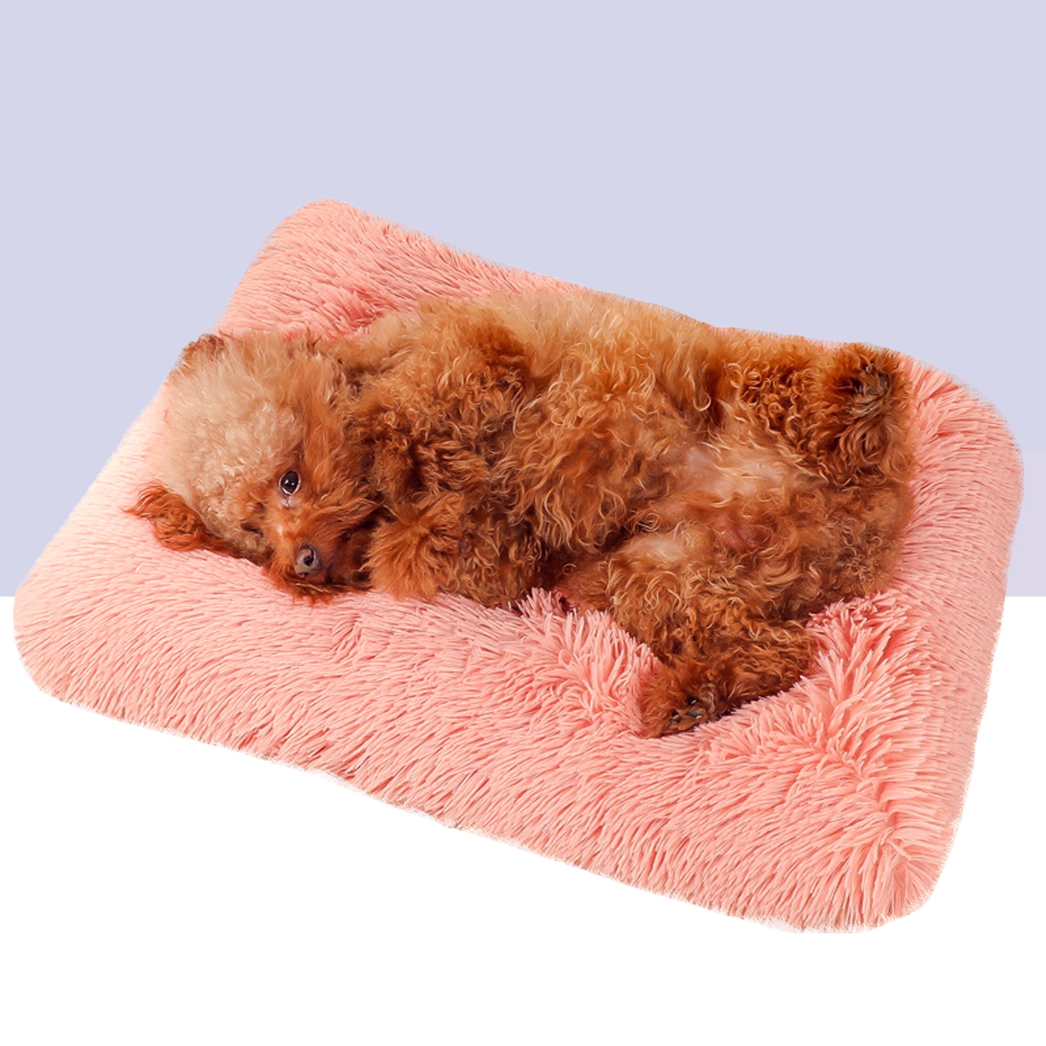 Postelja za pse, Fluffy │ roza │ 94x63cm │ M