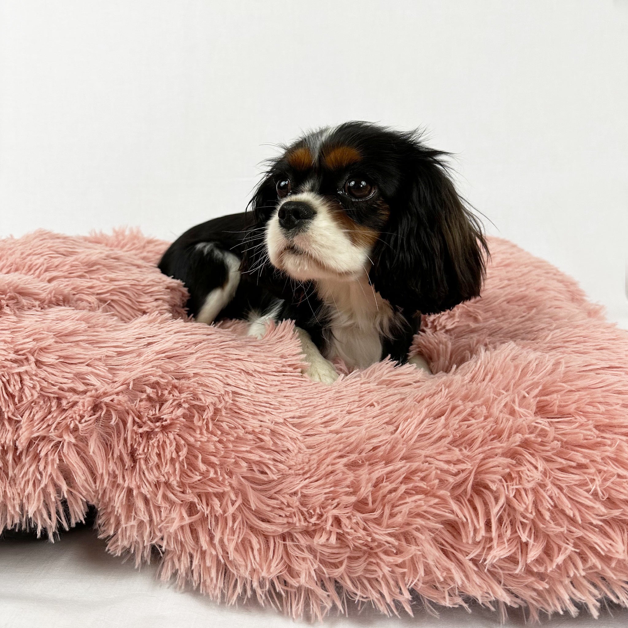 Postelja za pse, Fluffy │ roza │ 94x63cm │ M