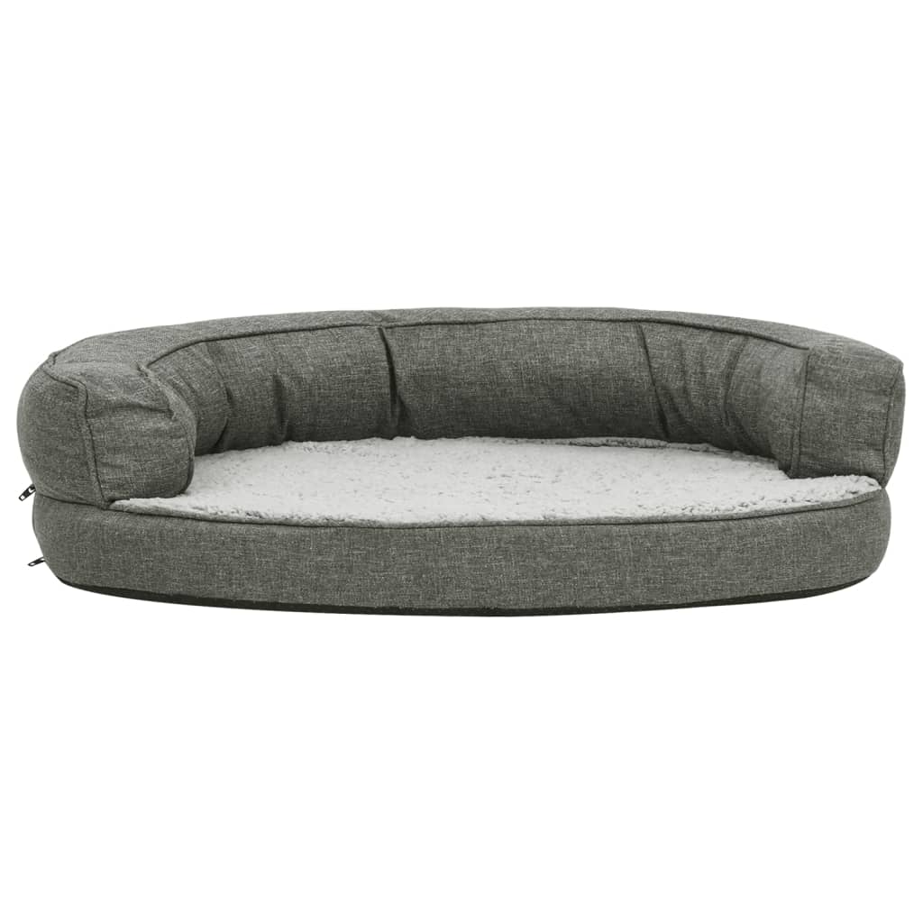 Udobna postelja za pse │ Siva │ 75x53 cm